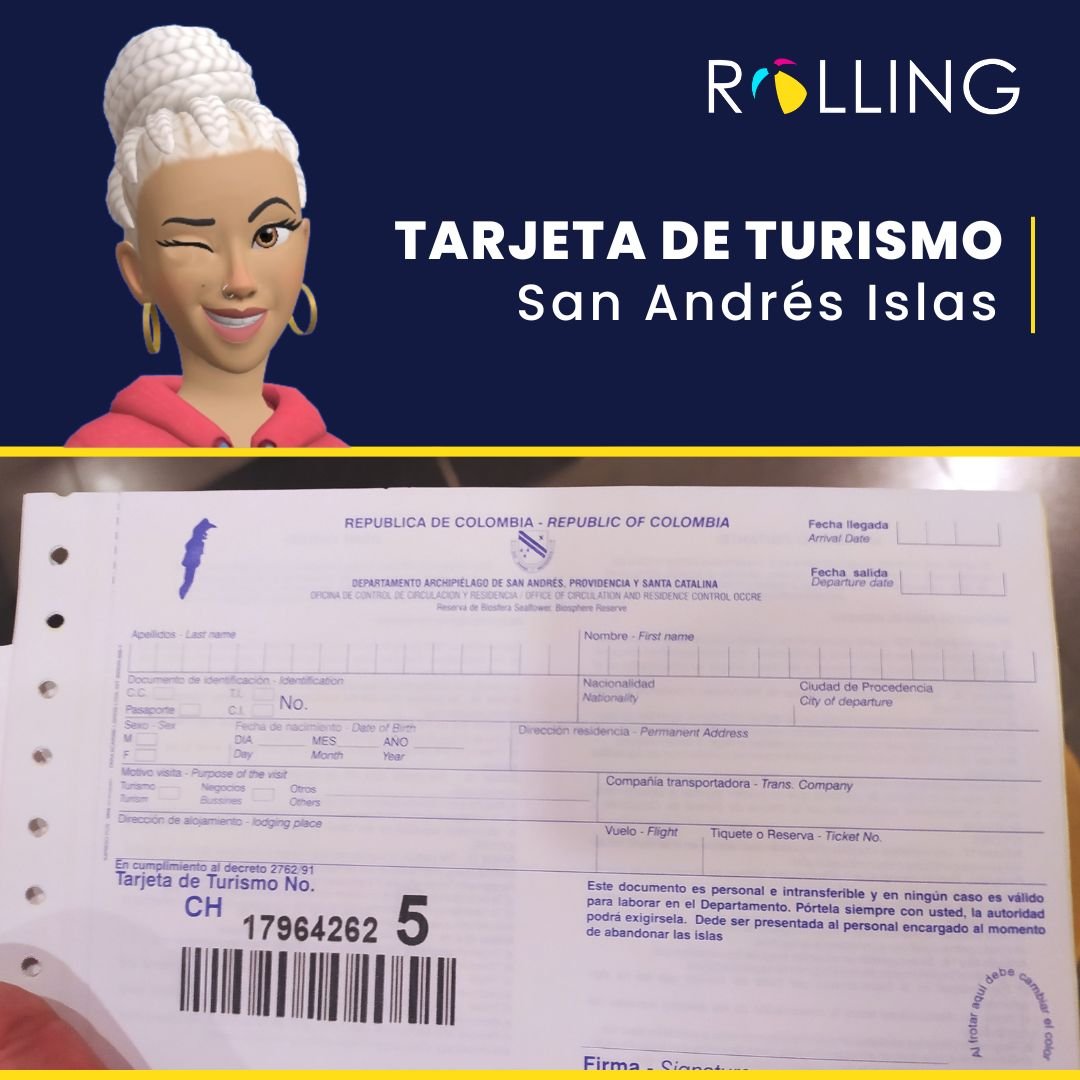 Tarjeta de turismo, requisito de viaje a San Andrés