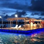 Noche en Ibiza Isla Flotante en San Andrés Colombia
