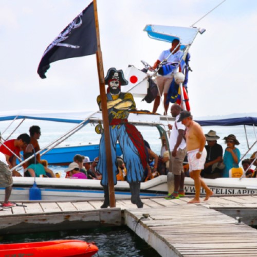 Muelle Isla del Pirata Isla del Rosario Cartagena Colombia