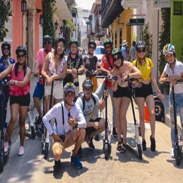 Eco tour experiencia en Scooter Cartagena Colombia